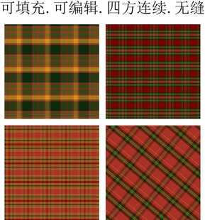 黄绿色格子面料  格子底纹