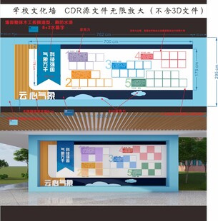 云心气象主题墙