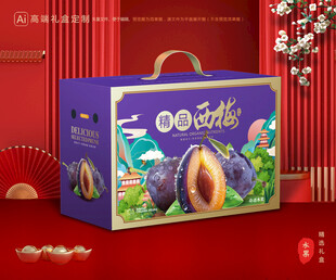 西梅包装 李子礼盒