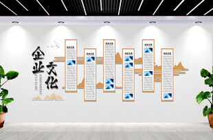 企业文化口号形象墙