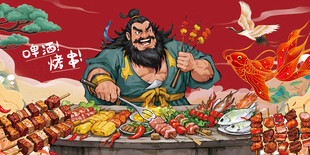 国潮烧烤撸串