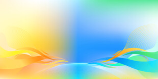 梦幻多彩渐变流体背景图