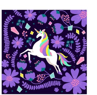 独角兽 卡通小马