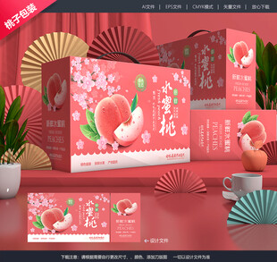桃子礼盒 油桃包装