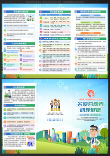 职业病宣传周三折页