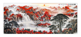 鸿运当头国画