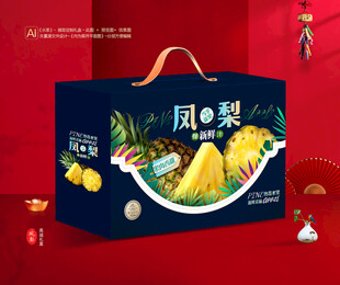 凤梨包装 菠萝礼盒