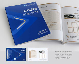 财税公司画册