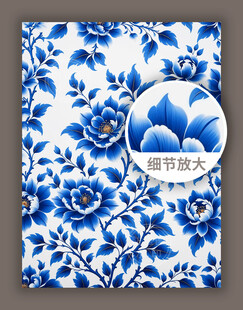 中式传统古典素雅花纹图案