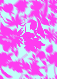 粉蓝花卉图案纹理背景