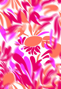 绚丽花卉图案背景设计