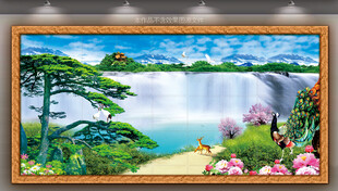 山水风景装饰画