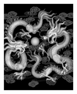 双龙戏珠传统图案