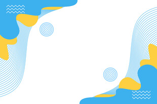 蓝黄几何抽象图案背景