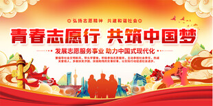 志愿者宣传展板