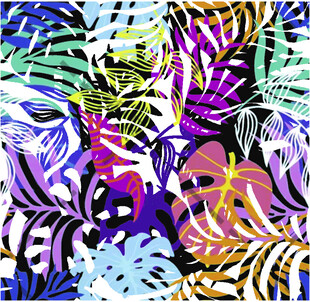 多彩抽象动物图案纹理