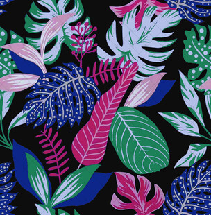 热带植物花卉图案设计