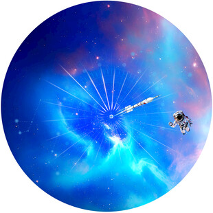 圆形星空软膜天花