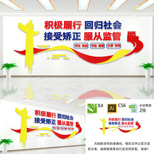 社区矫正文化墙