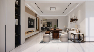 现代简约风客厅设计