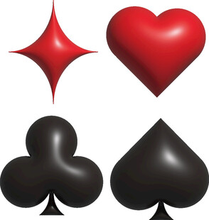 扑克牌立体图标