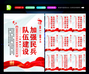 加强军队建设宣传海报