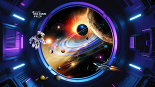 宇宙星空立体画