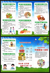 中国居民膳食指南三折页