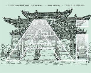 云南圆通寺圆通勝境牌楼