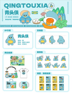 青头鸭创意ip形象设计