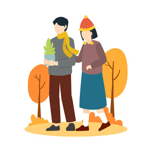 树下休闲的人群