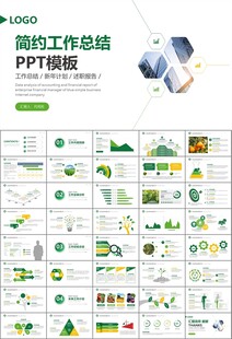 绿色农业产业总结计划ppt模板