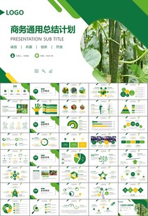 绿色农业产业总结计划ppt模板