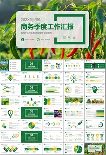 绿色农业产业总结计划ppt模板