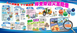 防灾减灾展板
