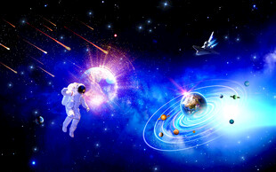 梦幻宇宙太空奇幻景象