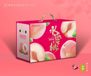 水蜜桃包装 桃子礼盒