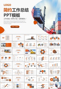 物流运输快递行业总结计划PPT