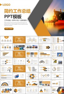 物流运输快递行业总结计划PPT