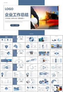 物流运输快递行业总结计划PPT