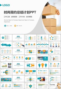 物流运输快递行业总结计划PPT