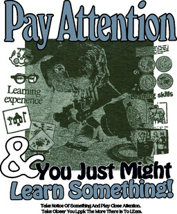 复古风格警示海报