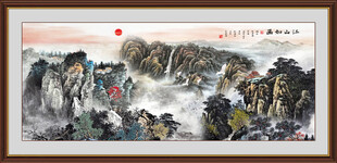 泰山客厅装饰画