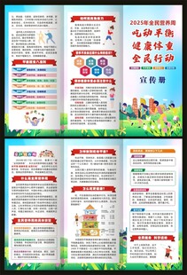 2025年全民营养周三折页