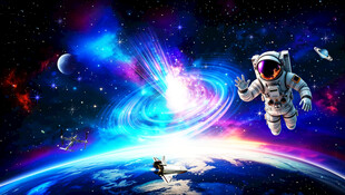 宇宙星空宇航员