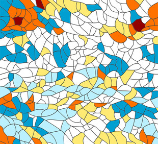 高清分层彩色马赛克图案纹理