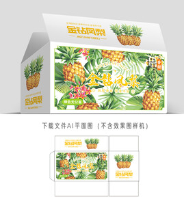 金钻凤梨包装