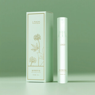 草本植萃单支盒包装设计效果图展