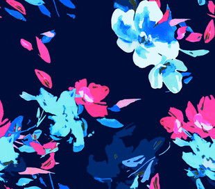 梦幻花卉图案背景