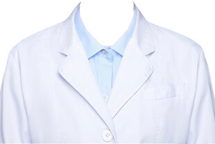 女医生白大褂套装衣服素材